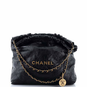 Chanel Medium 22 Chain Hobo Quilted Calfskin